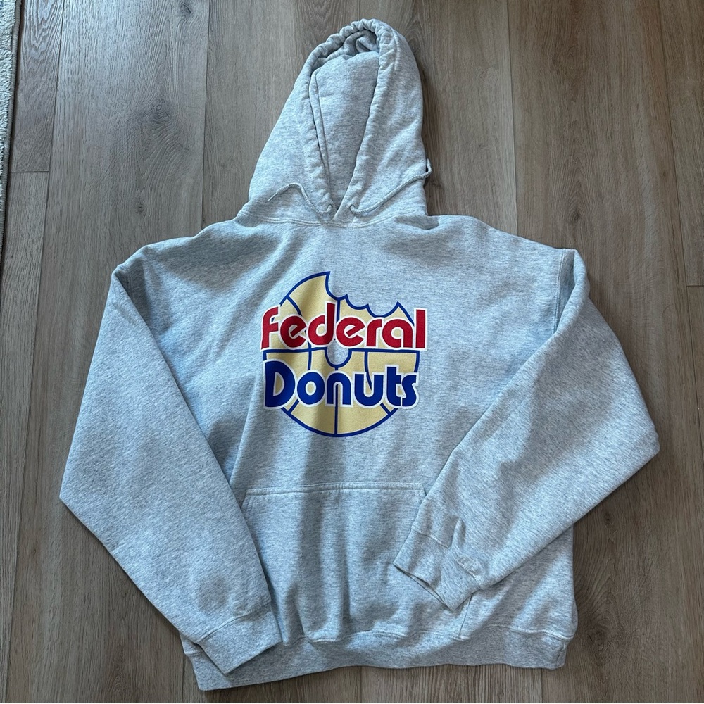 Grey federal donuts hoodie
